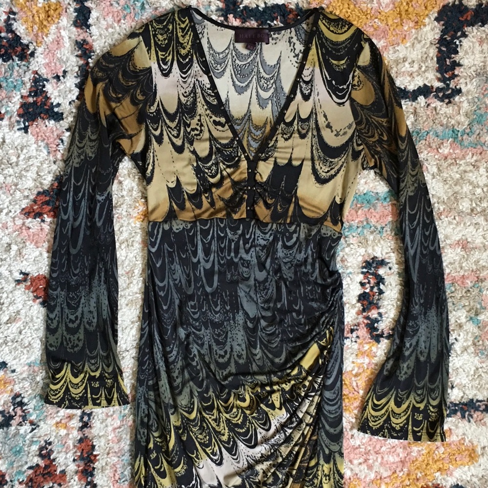 Liquid paint dress